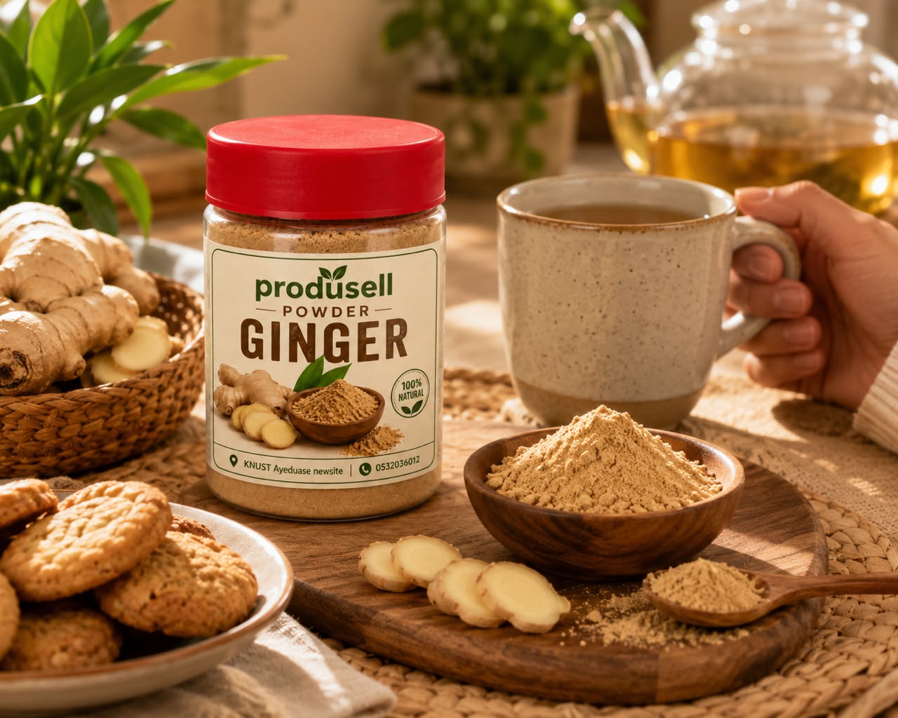 Processed Ginger Powder